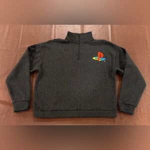 PlayStation Men’s 1/4 Zip Pullover Sweater - Size XL